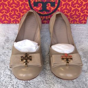 Grand New Tory Burch sedgwick ballet glossy flats